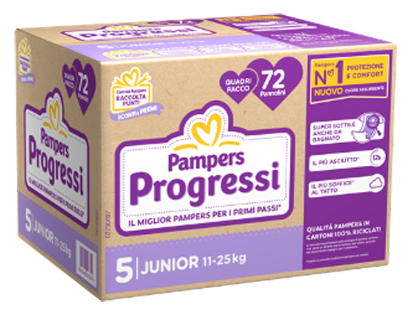 PAMPERS PROG.JUN 11-25KG 72PZ(SC