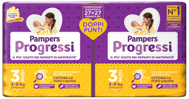 PAMPERS PROG MIDI PAC DPP 54PZ