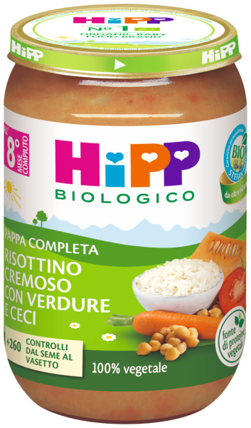 HIPP BIO PAPPA RISOTTO VERD/CECI