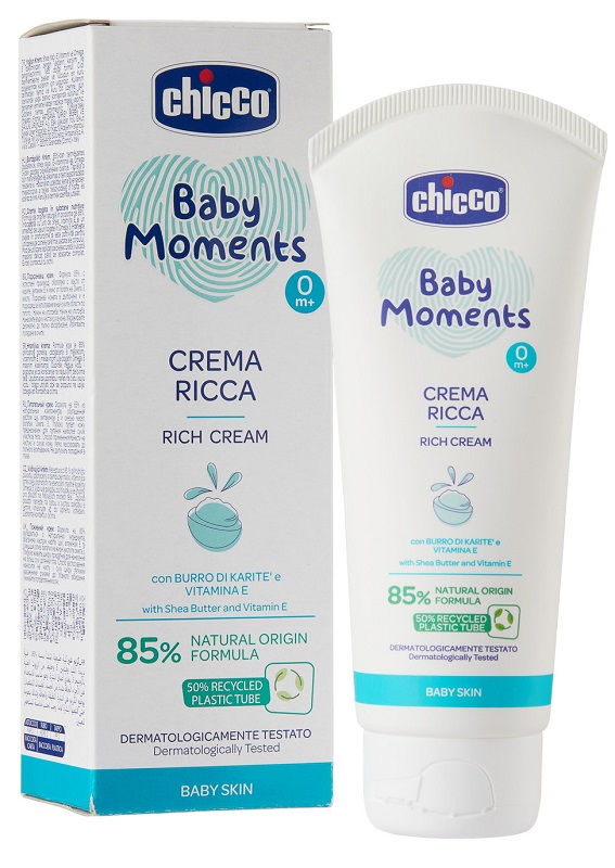 Chicco Crema Cura Del Corpo Bebè, Nutriente Ricca 0M+ - Immagine 7