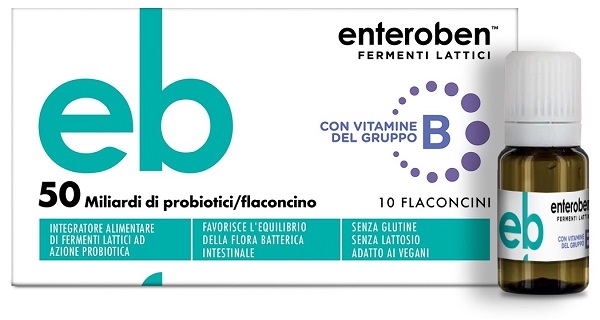 Bioartis Srl Enteroben 50Mld 10 Flaconcini Da 10 Ml - Immagine 7