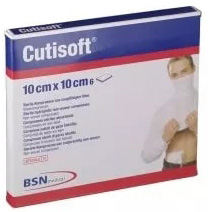 CUTISOFT GARZA 10X10CM 6PZ