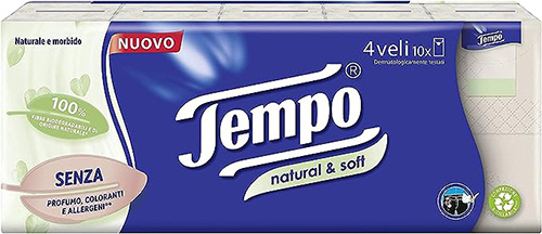 TEMPO FAZZ NATURAL&ampSOFT 10PZ