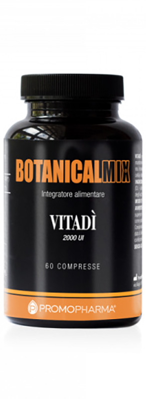 Promopharma Integratore Vitadì Botanical Mix Vitamina D3, 60 Compresse - Immagine 5
