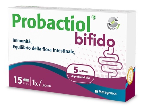 Probactiol Bifido 15 Capsule - Integratore Per L'Equilibrio Della Flora Intestinale - Immagine 3