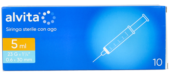 ALVITA SIRINGHE 5ML G23 10PZ