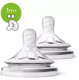 Avent – Confezione 2 Tettarelle Natural Flusso Lento Avent