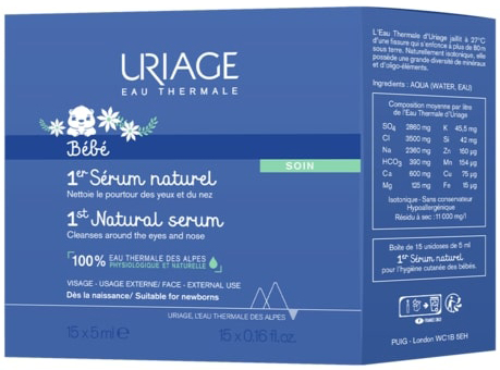 URIAGE BEBE SIERO FISIOL 15X5ML(