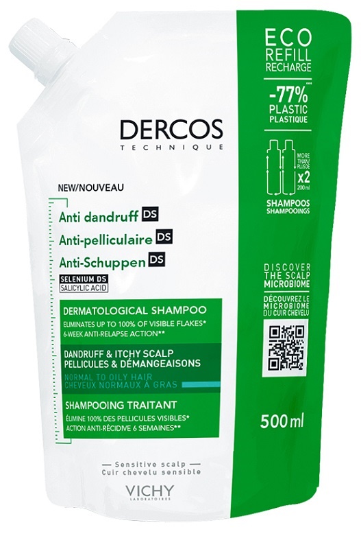 DERCOS eco ricarica shampoo antiforfora 500 ml