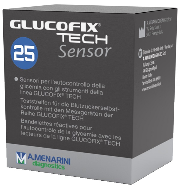 GLUCOFIX TECH SENSOR 25STR
