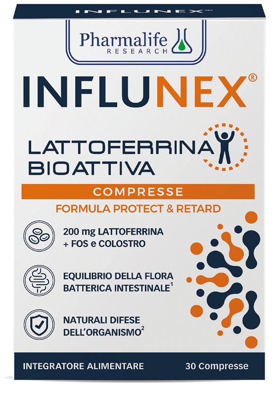 Influnex Lattoferrina Bioattiva 30 Compresse - Immagine 5