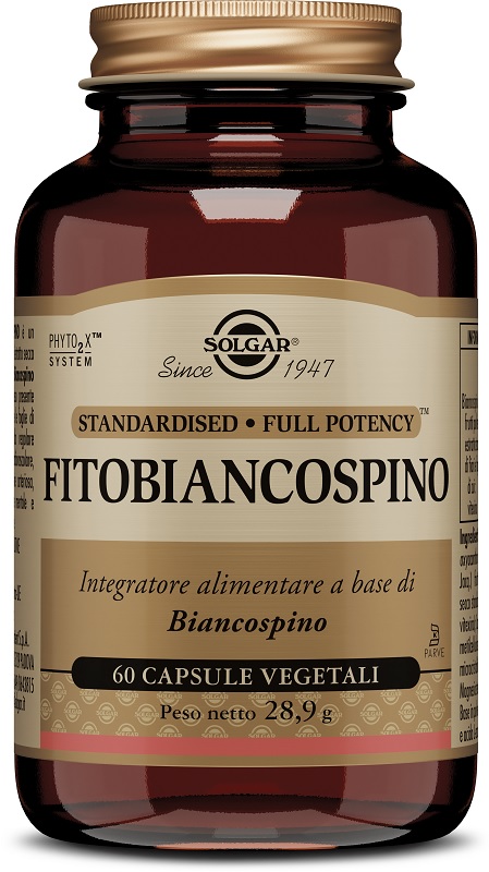 Solgar Fitobiancospino Integratore Di Biancospino 60 Capsule Vegetali - Immagine 5