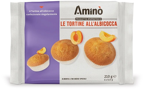 AMINO LE TORTINE ALBICOCCA 4PZ