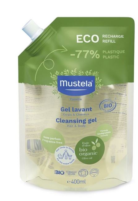 Mustela Bio Gel Shampoo Refill 400 ml - Immagine 8