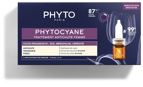 Phyto (Laboratoire Native It.) Donna Phytocyane Fiale Anticaduta - Per La Caduta Progressiva Dei Capelli - 12 Fiale - Immagine 4