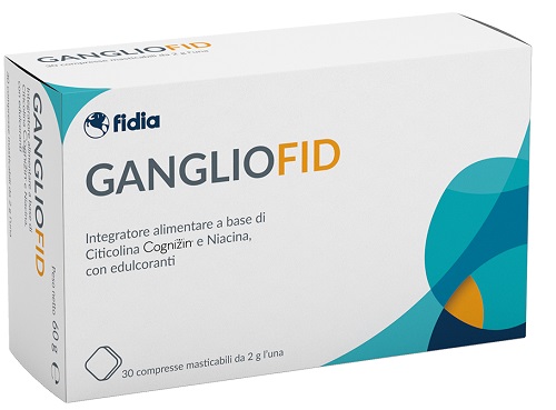 GANGLIOFID integratore citicolina niacina 30 compresse masticabili
