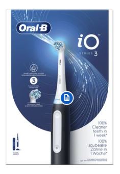 ORALB IO3S BLACK spazzolino elettrico