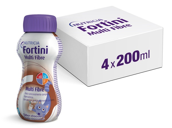 Fortini Multifibre Cioccolato 4X200ml | Direct Nutricia 1 Confezione Da 4 Bottiglie Da 200Ml - Immagine 5