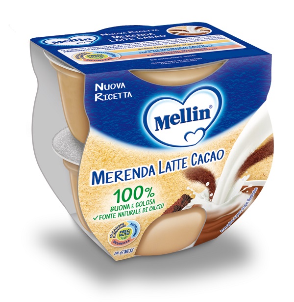 Mellin – Merenda Latte Cacao 2x100g Mellin