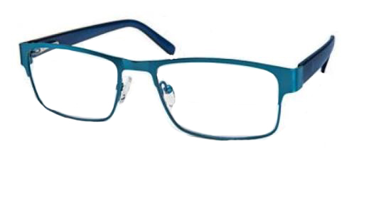 OCCHIALE METAL BLUE +1