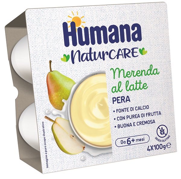 HUMANA MERENDA PERA 4PZ 100G