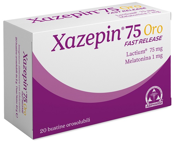 XAZEPIN 75 ORO FAST REL 20BUST