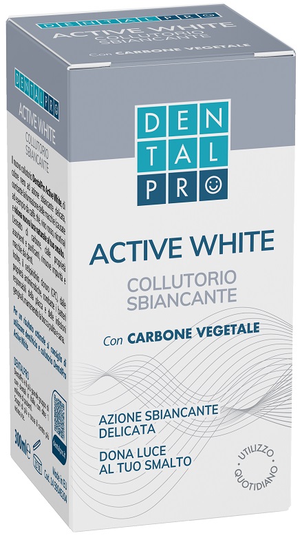 Uragme Bianco/Carbone/Rosso Dentalpro Collutorio Active White 300 Ml - Immagine 3