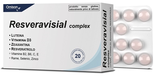Resveravisial Complex 20 Compresse - Integratore Antiossidante - Immagine 4