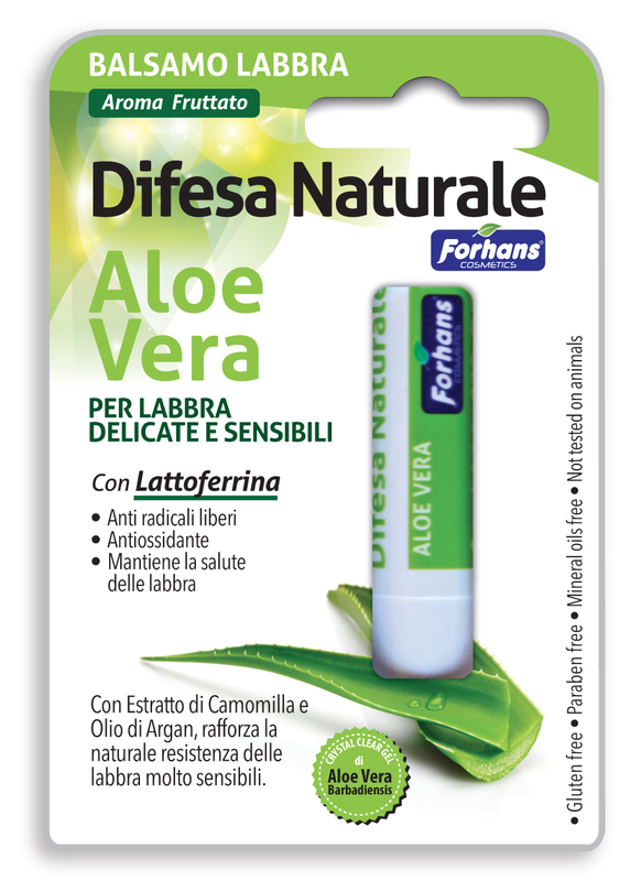 Uragme Forhans Balsamo Labbra Difesa Naturale Aloe Vera - Immagine 4