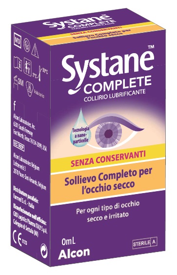 COLLIRIO LUBRIFICANTE SYSTANE COMPLETE SENZA CONSERVANTI 10ML