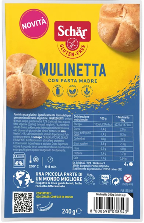 SCHAR MULINETTA 4PZ 60G