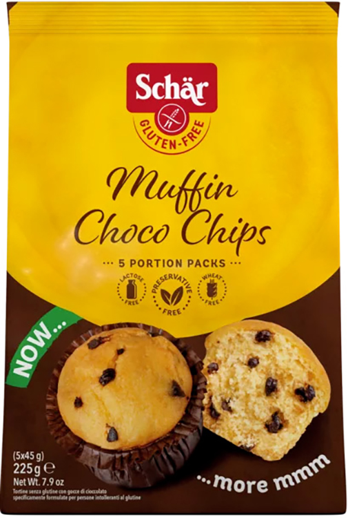 SCHAR MUFFIN CHOCO CHIP 225G