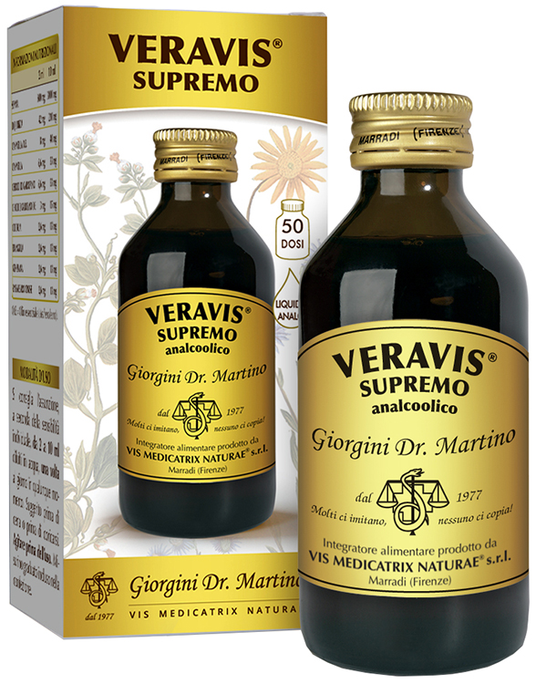 Veravis Supremo Analcoolico 100 ml - Integratore per la regolarità intestinale - Immagine 4