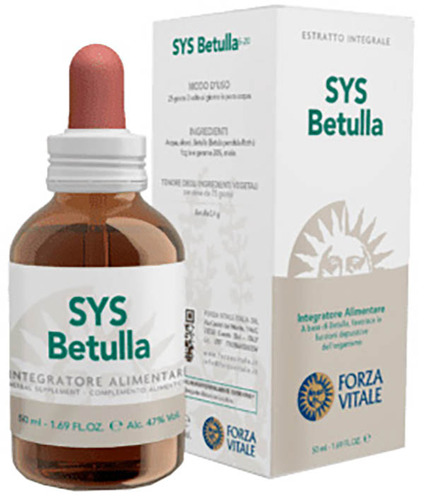 Forza Vitale Sys Betulla Integratore Depurativo Per Drenaggio E Depurazione 50Ml - Immagine 3