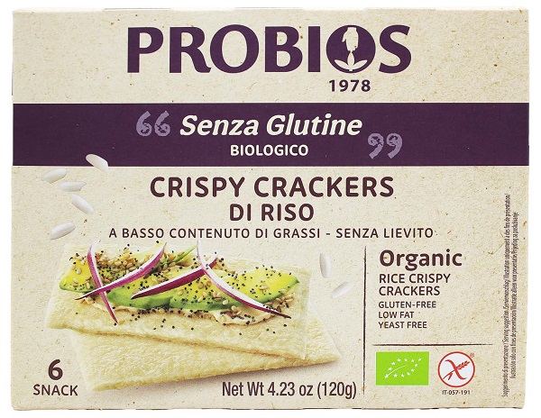 CRISPY CRACKERS RISO 6PZ 20GR S/