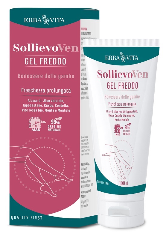 ERBA VITA Sollievo Ven - Gel freddo Per le Gambe 100 ml - Immagine 4