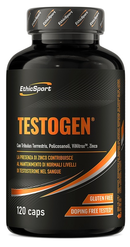 Ethicsport Integratore Testogen Con Zinco E Tribulus Terrestris, 120Cps - Immagine 5