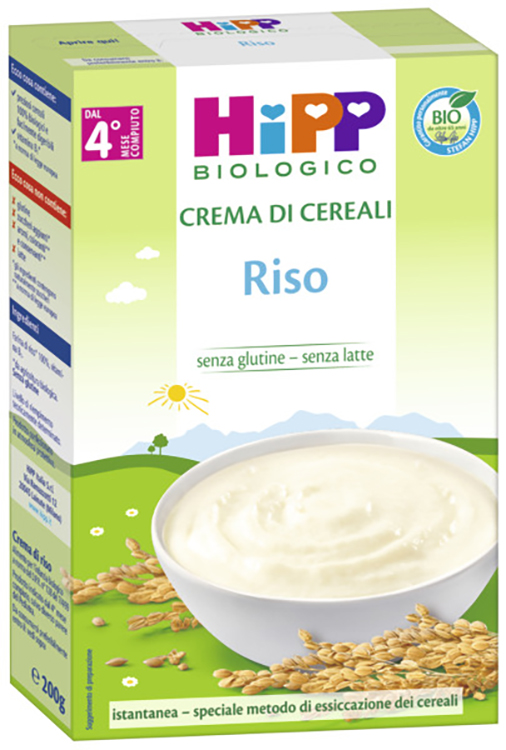 HIPP BIO CREMA CEREALI RISO
