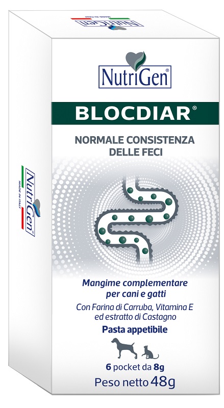 Blocdiar Nutrigen Benessere Intestinale Cani e Gatti 6 Bustine da 8 g - Immagine 5