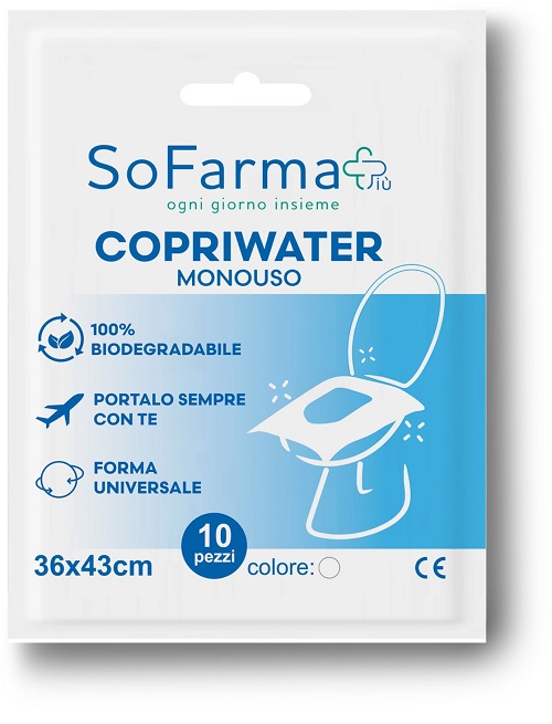 COPRIWATER MONOUSO 10PZ SF+