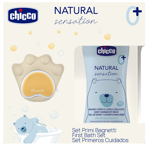 Chicco Natural Sensation Set Detergente 200 Ml + Spugna - Immagine 4