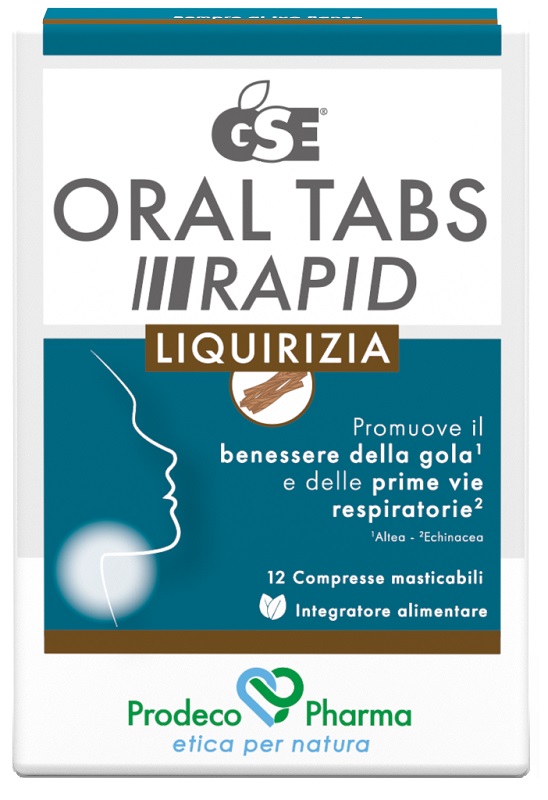 Gse Oral Tabs Rapid Liquirizia Integratore Per La Gola 12 Compresse - Immagine 6