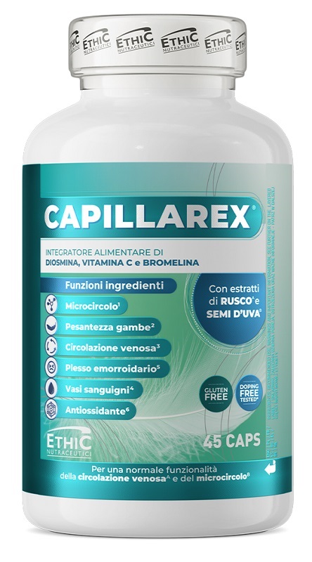 Capillarex 45 Capsule - Integratore per il microcircolo e la circolazione venosa - Immagine 5
