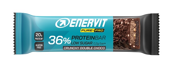 Enervit Pure-Pro 36% Protein Bar Crunchy Double Choco - Risparmia Il 10% Con Codice: Enervit1026 55 G Barretta - Immagine 4