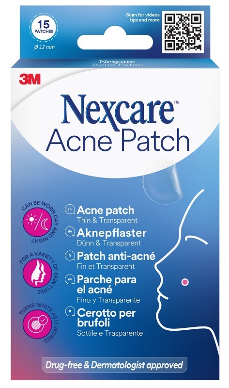 3M Nexcare Acne Patch Cerotti Trasparenti Per Brufoli Trattamento Mirato 15 Pezzi - Immagine 5