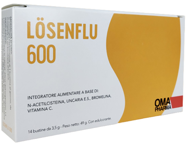 LOSENFLU 600MG 14 bustine 3,5G