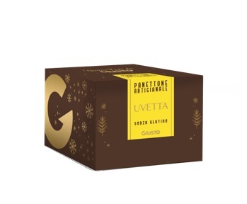 GIUSTO PANETTONE UVETTA 600G S/G