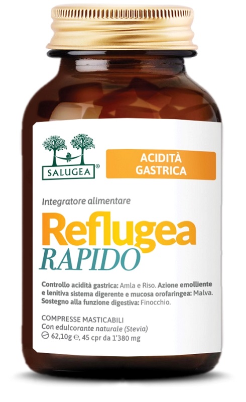 Salugea (Reload Srl) Reflugea Rapido Salugea 45 Compresse Masticabili Da 1380 Mg - Immagine 5