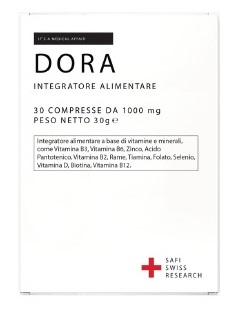 Safi Medical Care Srl Rossi/Rosso Integratore Dora Vitamine E Minerali, 30 Compresse - Immagine 3