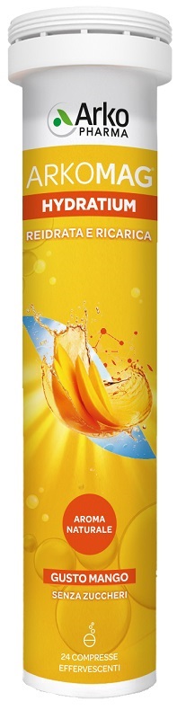 Arkopharma Arkomag Hydratum Mango Compresse Effervescenti Gusto 93 G Effervescenti Bambino - Immagine 4